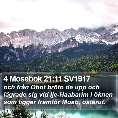 4 Mosebok 21:11 SV1917 Bible Verse Image