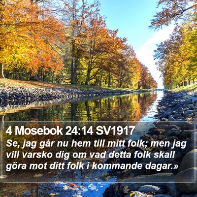 4 Mosebok 24:14 SV1917 Bible Verse Image