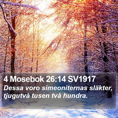 4 Mosebok 26:14 SV1917 Bible Verse Image