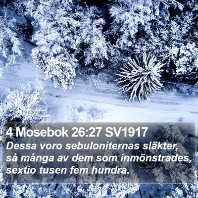 4 Mosebok 26:27 SV1917 Bible Verse Image