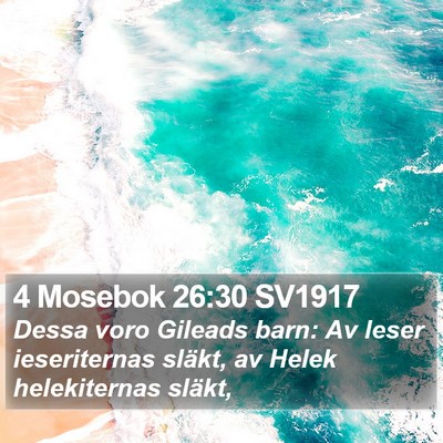 4 Mosebok 26:30 SV1917 Bible Verse Image