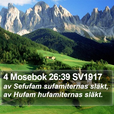 4 Mosebok 26:39 SV1917 Bible Verse Image
