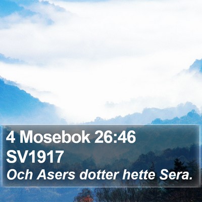4 Mosebok 26:46 SV1917 Bible Verse Image