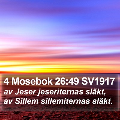 4 Mosebok 26:49 SV1917 Bible Verse Image