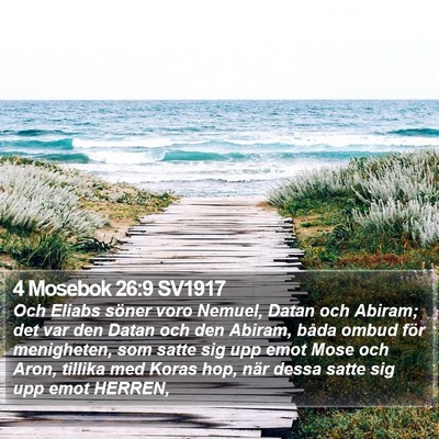 4 Mosebok 26:9 SV1917 Bible Verse Image