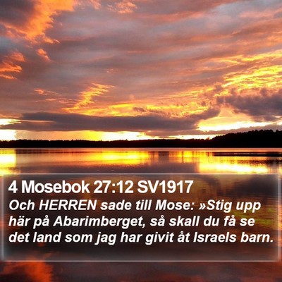4 Mosebok 27:12 SV1917 Bible Verse Image