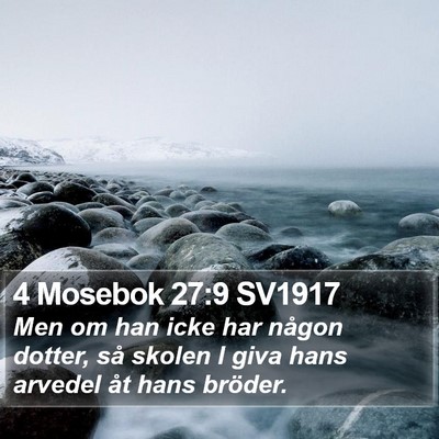4 Mosebok 27:9 SV1917 Bible Verse Image