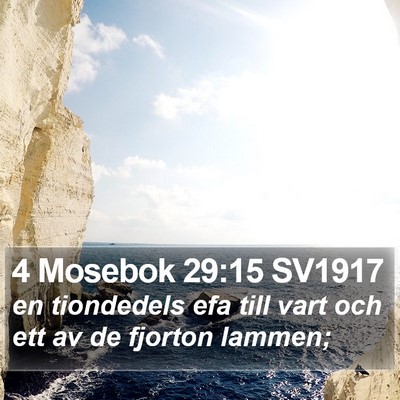 4 Mosebok 29:15 SV1917 Bible Verse Image