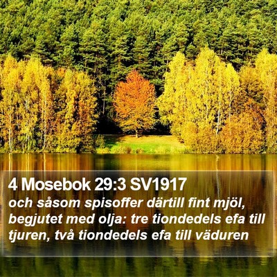 4 Mosebok 29:3 SV1917 Bible Verse Image