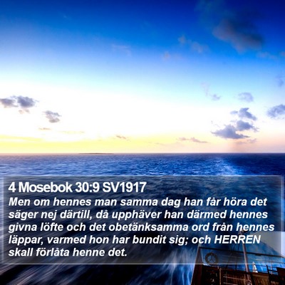 4 Mosebok 30:9 SV1917 Bible Verse Image