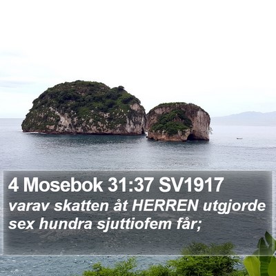 4 Mosebok 31:37 SV1917 Bible Verse Image