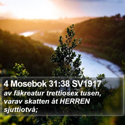 4 Mosebok 31:38 SV1917 Bible Verse Image
