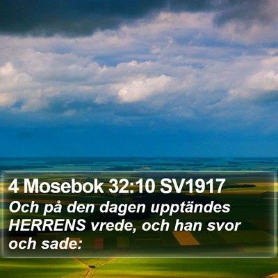 4 Mosebok 32:10 SV1917 Bible Verse Image