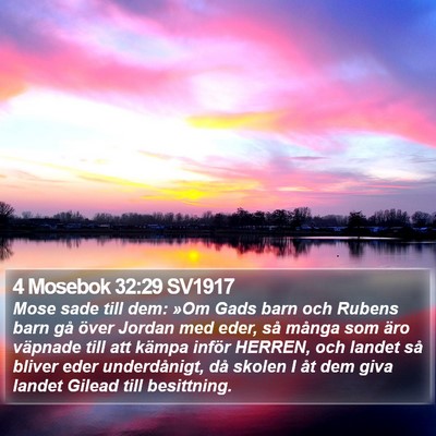 4 Mosebok 32:29 SV1917 Bible Verse Image