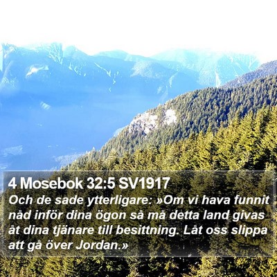 4 Mosebok 32:5 SV1917 Bible Verse Image