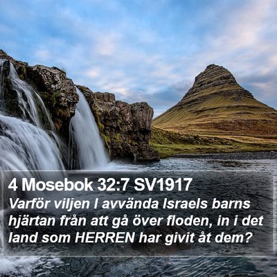 4 Mosebok 32:7 SV1917 Bible Verse Image