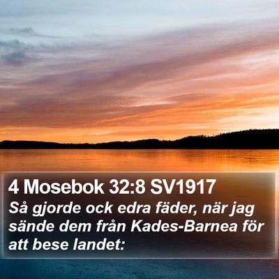 4 Mosebok 32:8 SV1917 Bible Verse Image