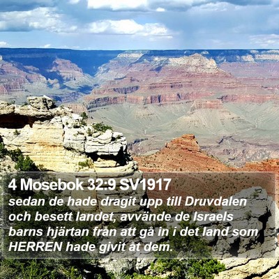 4 Mosebok 32:9 SV1917 Bible Verse Image