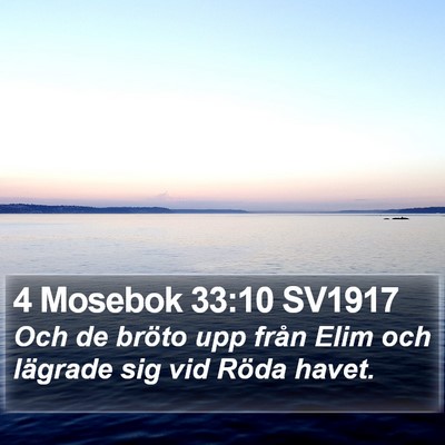 4 Mosebok 33:10 SV1917 Bible Verse Image