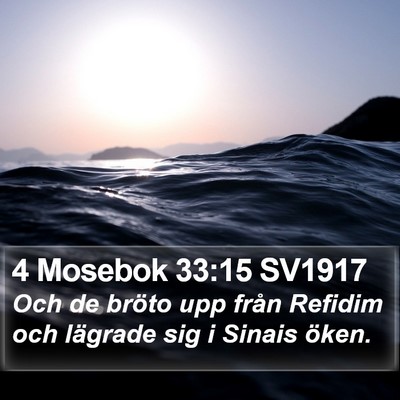4 Mosebok 33:15 SV1917 Bible Verse Image