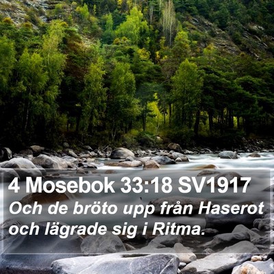 4 Mosebok 33:18 SV1917 Bible Verse Image