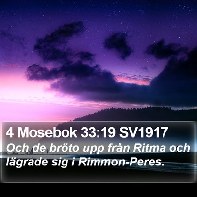 4 Mosebok 33:19 SV1917 Bible Verse Image