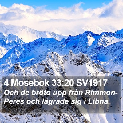4 Mosebok 33:20 SV1917 Bible Verse Image