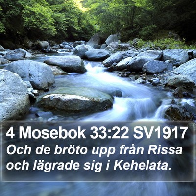 4 Mosebok 33:22 SV1917 Bible Verse Image