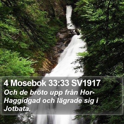 4 Mosebok 33:33 SV1917 Bible Verse Image