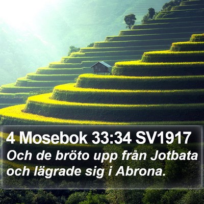 4 Mosebok 33:34 SV1917 Bible Verse Image