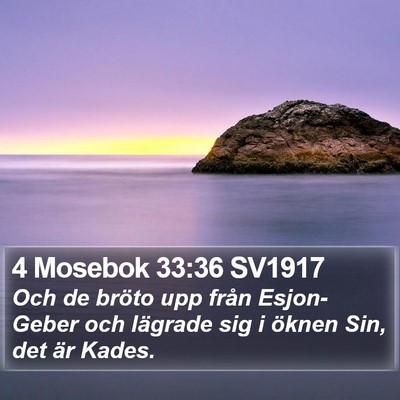 4 Mosebok 33:36 SV1917 Bible Verse Image