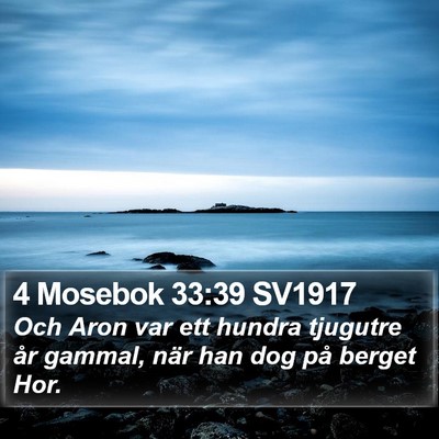 4 Mosebok 33:39 SV1917 Bible Verse Image