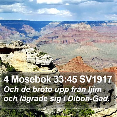 4 Mosebok 33:45 SV1917 Bible Verse Image
