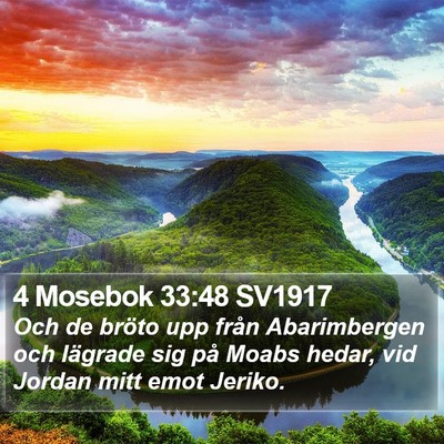 4 Mosebok 33:48 SV1917 Bible Verse Image