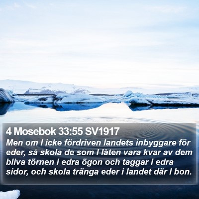 4 Mosebok 33:55 SV1917 Bible Verse Image