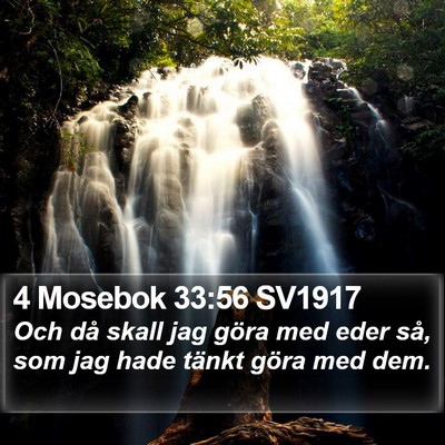 4 Mosebok 33:56 SV1917 Bible Verse Image