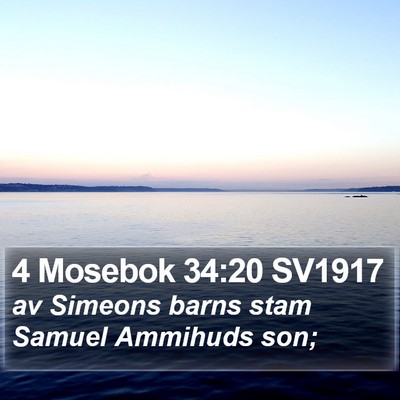 4 Mosebok 34:20 SV1917 Bible Verse Image