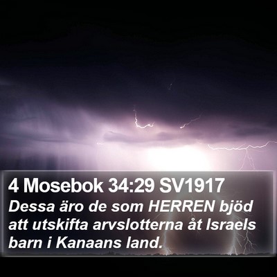 4 Mosebok 34:29 SV1917 Bible Verse Image