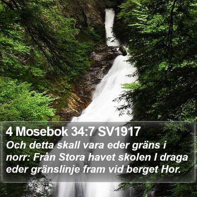4 Mosebok 34:7 SV1917 Bible Verse Image