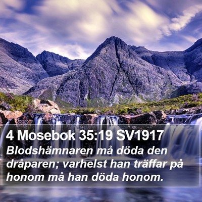 4 Mosebok 35:19 SV1917 Bible Verse Image