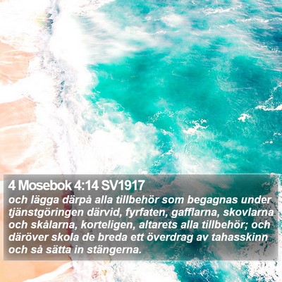 4 Mosebok 4:14 SV1917 Bible Verse Image
