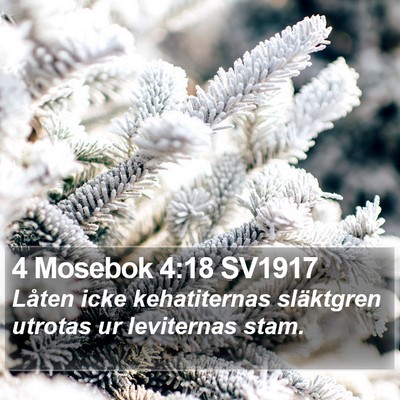 4 Mosebok 4:18 SV1917 Bible Verse Image