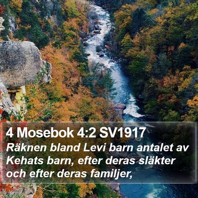 4 Mosebok 4:2 SV1917 Bible Verse Image