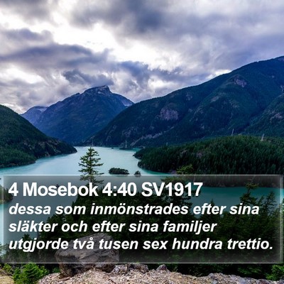 4 Mosebok 4:40 SV1917 Bible Verse Image