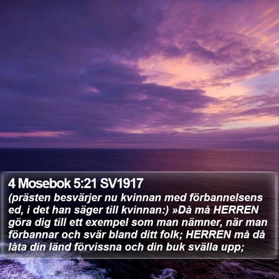 4 Mosebok 5:21 SV1917 Bible Verse Image