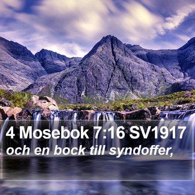 4 Mosebok 7:16 SV1917 Bible Verse Image