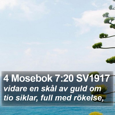 4 Mosebok 7:20 SV1917 Bible Verse Image