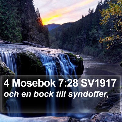 4 Mosebok 7:28 SV1917 Bible Verse Image
