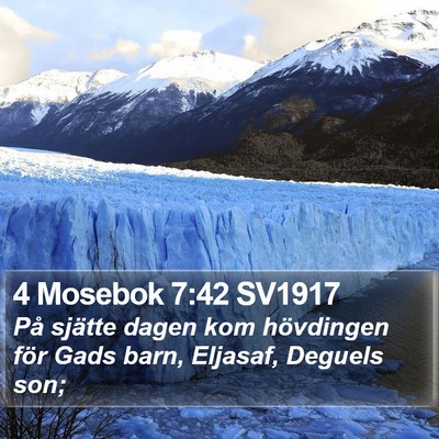4 Mosebok 7:42 SV1917 Bible Verse Image