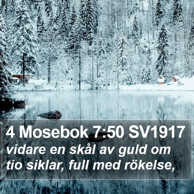 4 Mosebok 7:50 SV1917 Bible Verse Image